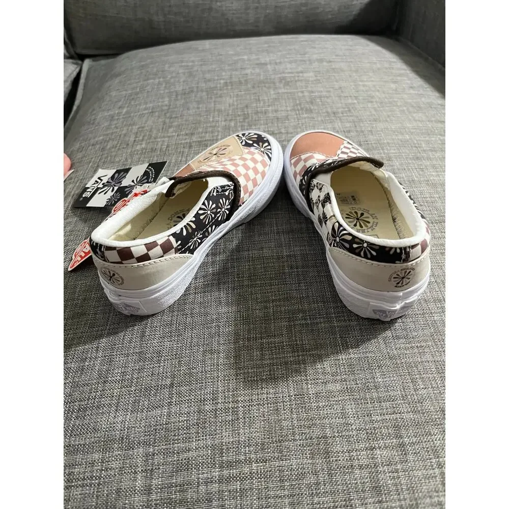Vans divine equality slip on kids size 10 1/2